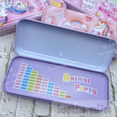 Cute Cartoon Character Double-layer Pencil box pencil case Metal