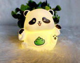 Cute Green Leaf Panda Light Lamp-1 pc