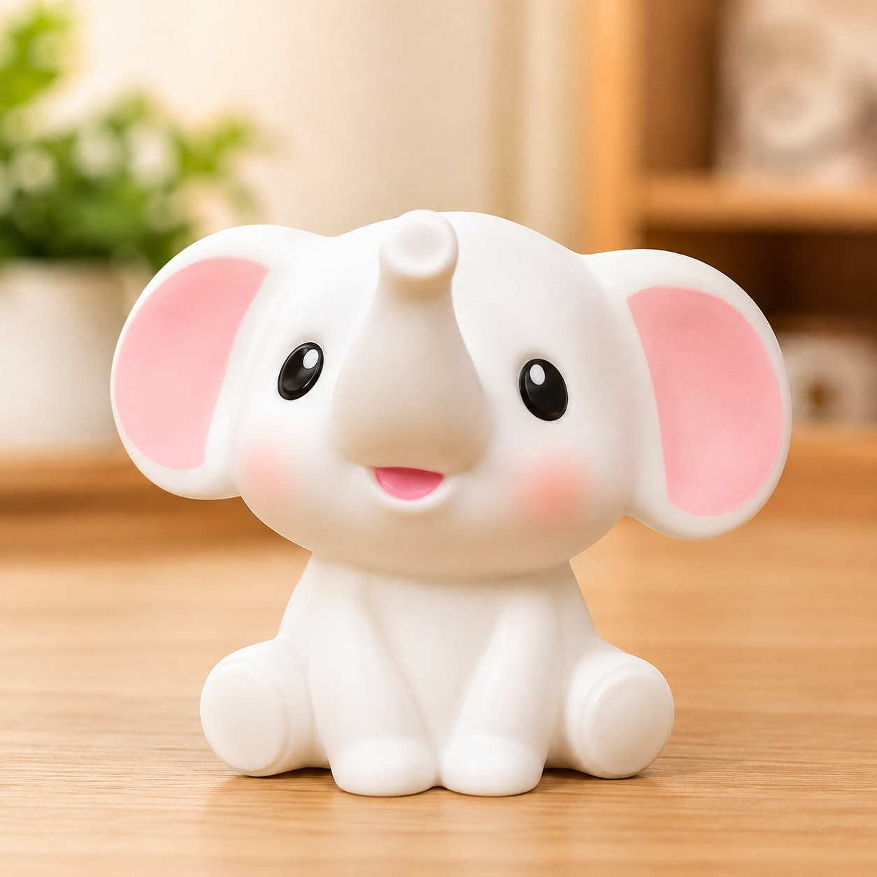Cute Mini Baby Elephant Light Lamp - 1 piece