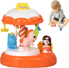 Cute Mini Merry Go Round Carousel Toy,Carousel Toy - Early Education Toys-Any 1