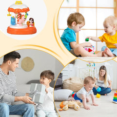 Cute Mini Merry Go Round Carousel Toy,Carousel Toy - Early Education Toys-Any 1