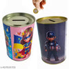Cute & Colorful Printed Metal Piggy BankMoney Saving Storage Coin Collection Box for kids-Any 1 Random