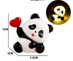 Cute Panda Light Lamp With Heart - small