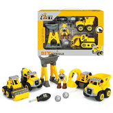 DIY Medium Size Unbreakable Construction Set Truck Toy JCB Toys Dumper Toy Vehicles Truck for 3+ years