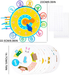Digital Clock Quiet Book quiz