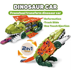Dinosaur Parking Lot - 2 in 1 Track with Cars