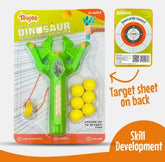 Dinosaur Slingshot Launcher Toy for Kids 6 Soft Balls Online (1 pack) - Random Colour