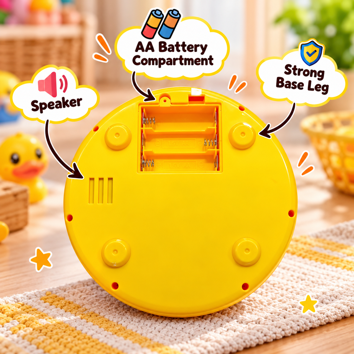 Duck Rotating Bounce Game for Kids