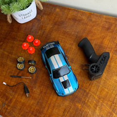 Electric Blue Metallic RC Drift Car - High Performance 36 Custom Series Remote Control Racing Toy