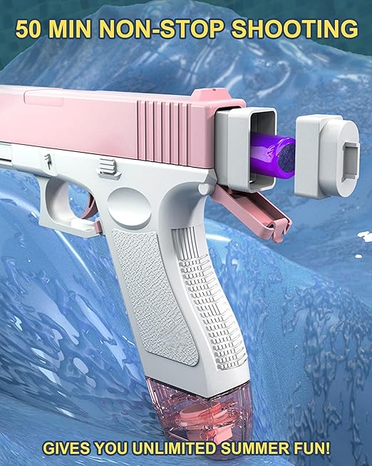 Electric Water Gun Toy Rechargeable | High Pressure Mechanism -Random Color