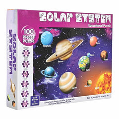 Solar System Educational Jigsaw Puzzle, 100 Pieces, 48 x 37 cm