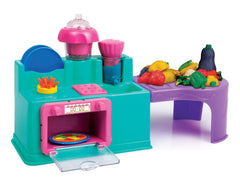 FUN DOUGH Clay - Kitchen Set, Cutting and Moulding Playset