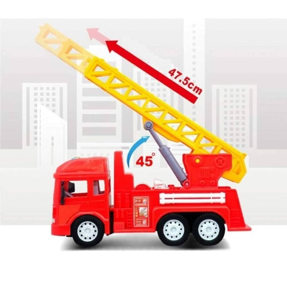 Fireman Fire Ladder Rescue Truck Toy Truck - Big Size