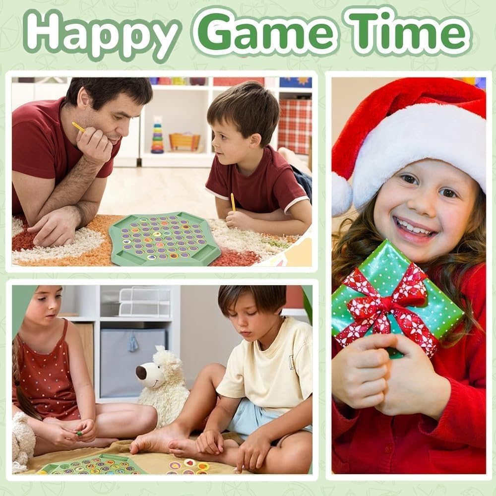 Flipping Chess Match Game β Montessori Memory Matching Board Game for Kids | Educational Animal & Fruit Theme Puzzle with Chips & Sticks | Parent-Child Interactive