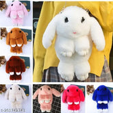 Fluffy Plush Rabbit Bag Fashion Girl - Bunny sling Bag ANY 1 Random