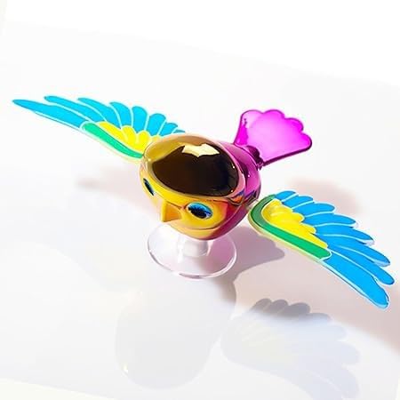 Flying Bird Car Dashboard Decoration, Moving Flapping Wings Bird Ornament Cute Exterior Decor for Scooter, E-Bike, Helmet & Rearview Mirror