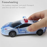 Friction powered Police car with Light and sound effects - Crash Resistance