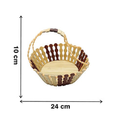 Wooden Fruit Basket - pack of 1