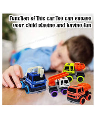 FunBlast Pull Back Construction Toy Trucks vehicle for Kids - Any 1 piece