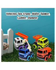 FunBlast Pull Back Construction Toy Trucks vehicle for Kids - Any 1 piece