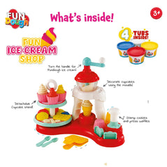 Fundough Funskool Fun Ice Cream Shop, Play Set for Kid