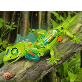 Funny Lizard Electric Crawling Animal Toy - Sound and Lights Multicolor