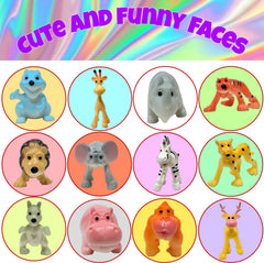Funny wild Animal Figurines Toy Set of 12 pieces