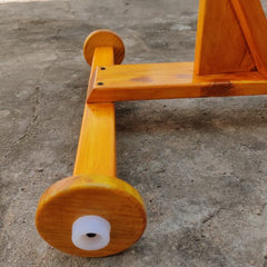 Golden Brown Baby Walker Premium - Brown (Assembling and Dismantling type)