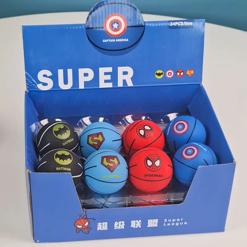 Handball Super Hero High Bounce 6cm Diameter Playtime Endless Fun Any 1