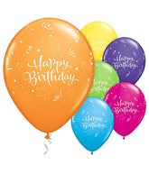 Happy Birthday Printed Balloon Large - 9 Inches