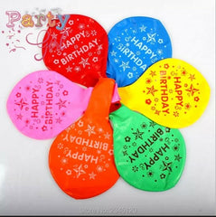 Happy Birthday Printed Balloon Large - 9 Inches