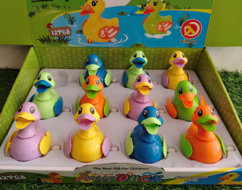 Happy Duck Windup Key Operated Toy - Any 1
