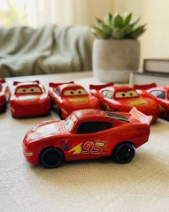 Heavy Metal Diecast Disney Kid Cars Pixar Friction Cars Glow Racers - Red Mcqueen