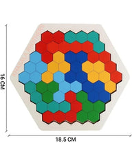 Hexagon Rangoli Puzzle