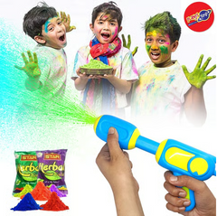 Holi Pressure Water Gun Pichkari Tank Backpack-1.5 Litre Water Gun - Any 1 Random