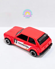Hot Wheels 73 Honda Civic Custom Then and Now Ages 3 Years and Up 231/250 (Red)