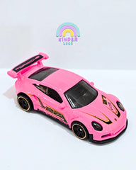 Hot Wheels Porsche 911 GT3 RS - Pink (Uncarded - New)