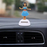 Hula Girl Solar Powered Funny Hawaii Dancing Toys for Car Dashboard Decoration Home Decor