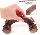 Instant back pain reliving spiked massager