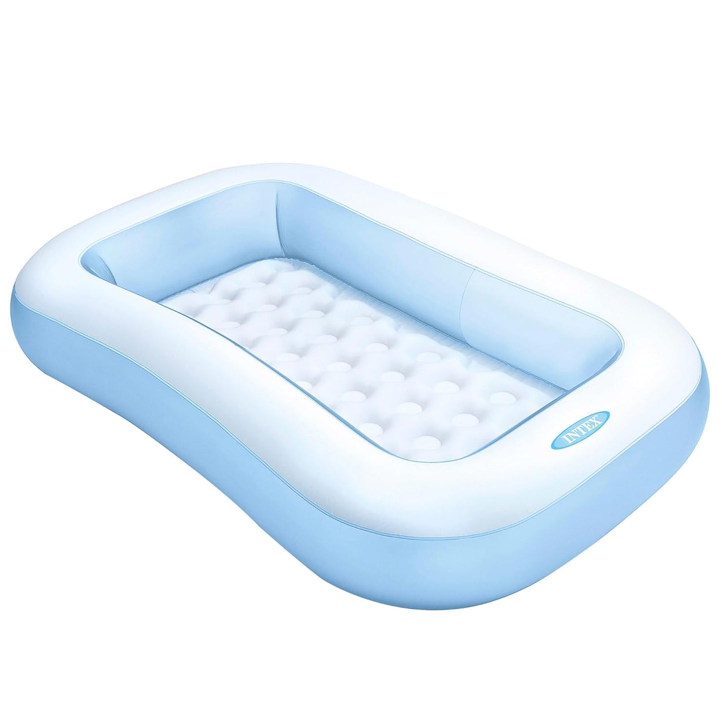 Intex Inflatable Rectangular swimming Pool, Multi Color - 5.45 ft × 3.28 ft × 0.92 ft