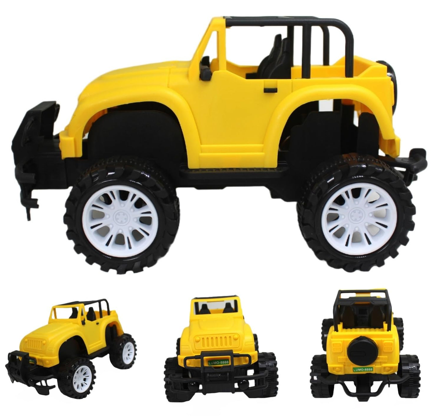 Friction Powered Big Jeep - Unbreakable Plastic Good Quality Jeep