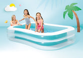 Jumbo Intex Swim Centre Inflatable Family Swimming Pool Dimensions (L x W x H): 103 x 69 x 22 inches