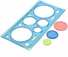 Kids Design Ruler Scale Spirograph Drawing Set - Best For Birthday Return Gift