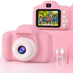 Kids Digital Camera (Multicolor) for Boys & Girls | 1080P HD Photo & Video | 13MP Mini Selfie Camera with 2-Inch Screen | USB Rechargeable- 1 Piece