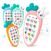 Kids Smart Mobile Phone Toy with Rabbit Design: Cordless, Musical Sounds, Smart Lights - Battery Operated, Ideal Birthday Gift for Boys and Girls (1 Pack