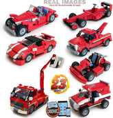 Lego 23 in 1 Super Speedster Architect Block Game, Can Make 23 Different Model from Single Block Set, 278+ Pieces