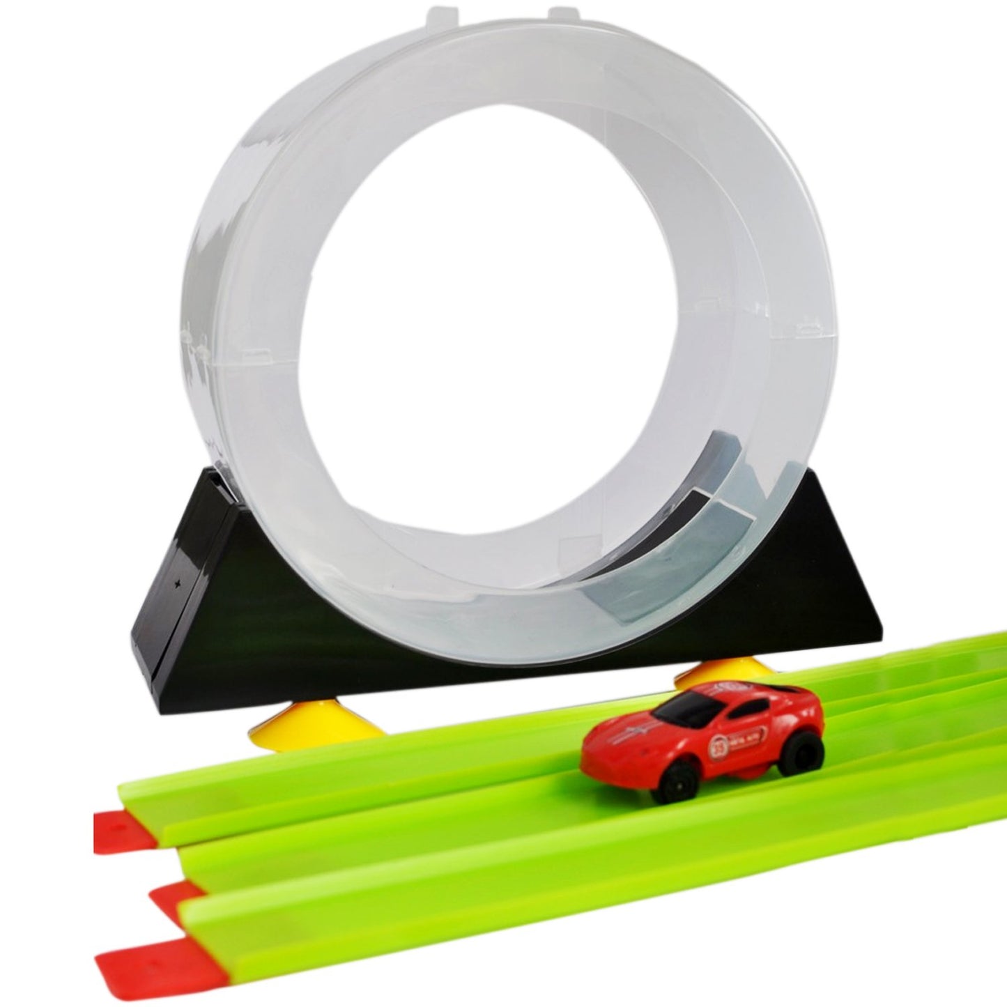 Lighting pullback car track set | fun toys 3+ years- Multi color
