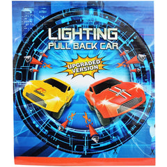 Lighting pullback car track set | fun toys 3+ years- Multi color