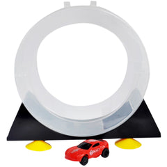 Lighting pullback car track set | fun toys 3+ years- Multi color