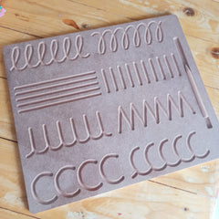 Lines Tracing Writing Practice Board